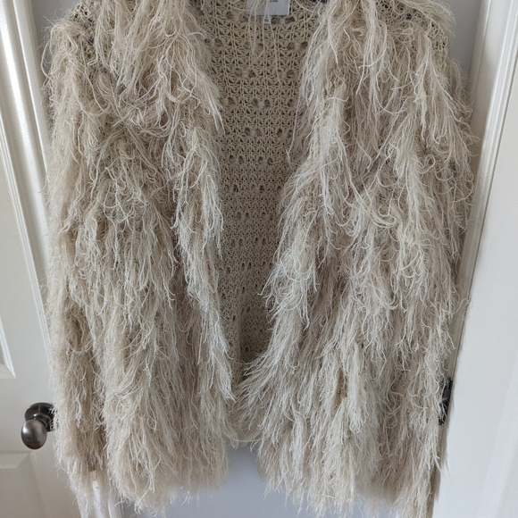 J.O.A. Sweaters - J.O.A. fringe sweater